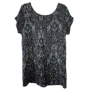 Haute Hippie Sequin Mini Dress XS Graphic Print Party Silk Boho Festival  Sexy